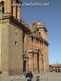 légende: Cathedrale Cusco 01
qualityCode=raw
sizeCode=half

Données de l'image originale:
Taille originale: 167774 bytes
Temps d'exposition: 1/300 s
Diaph: f/400/100
Heure de prise de vue: 2003:07:01 15:24:25
Flash: non
Focale: 56/10 mm
